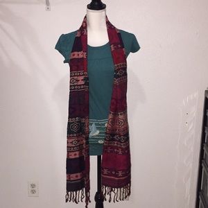 Women’s Fashion Scarf 🧣Red, Orange, Blue